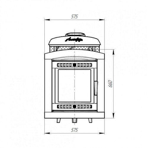 Печь банная «Атмосфера L» с комбинированной облицовкой «Жадеит» наборный