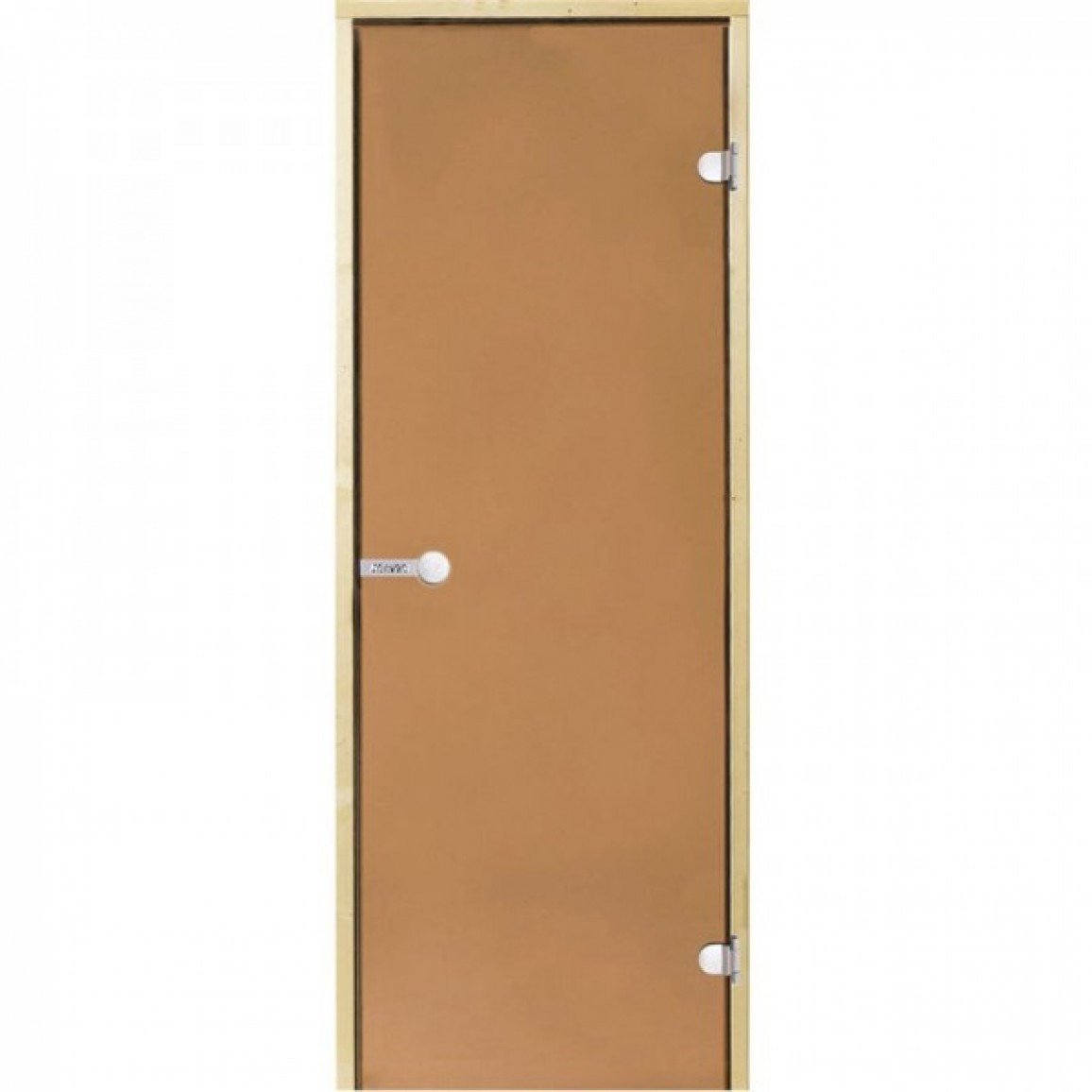 Стеклянная дверь для сауны Harvia 7/19, коробка сосна, бронза